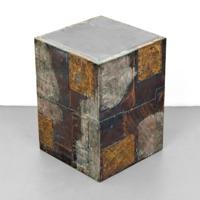 Paul Evans PATCHWORK Cube Side Table - Sold for $3,500 on 03-03-2018 (Lot 130).jpg
